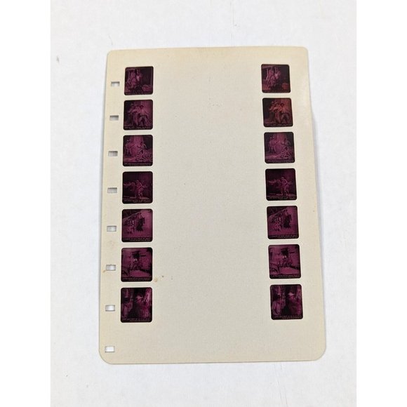 Tru-Vue Film Card Stereoview Wild Bill Hickok and Jingles T-2‎ Vintage 1950s 3D - Picture 2 of 4